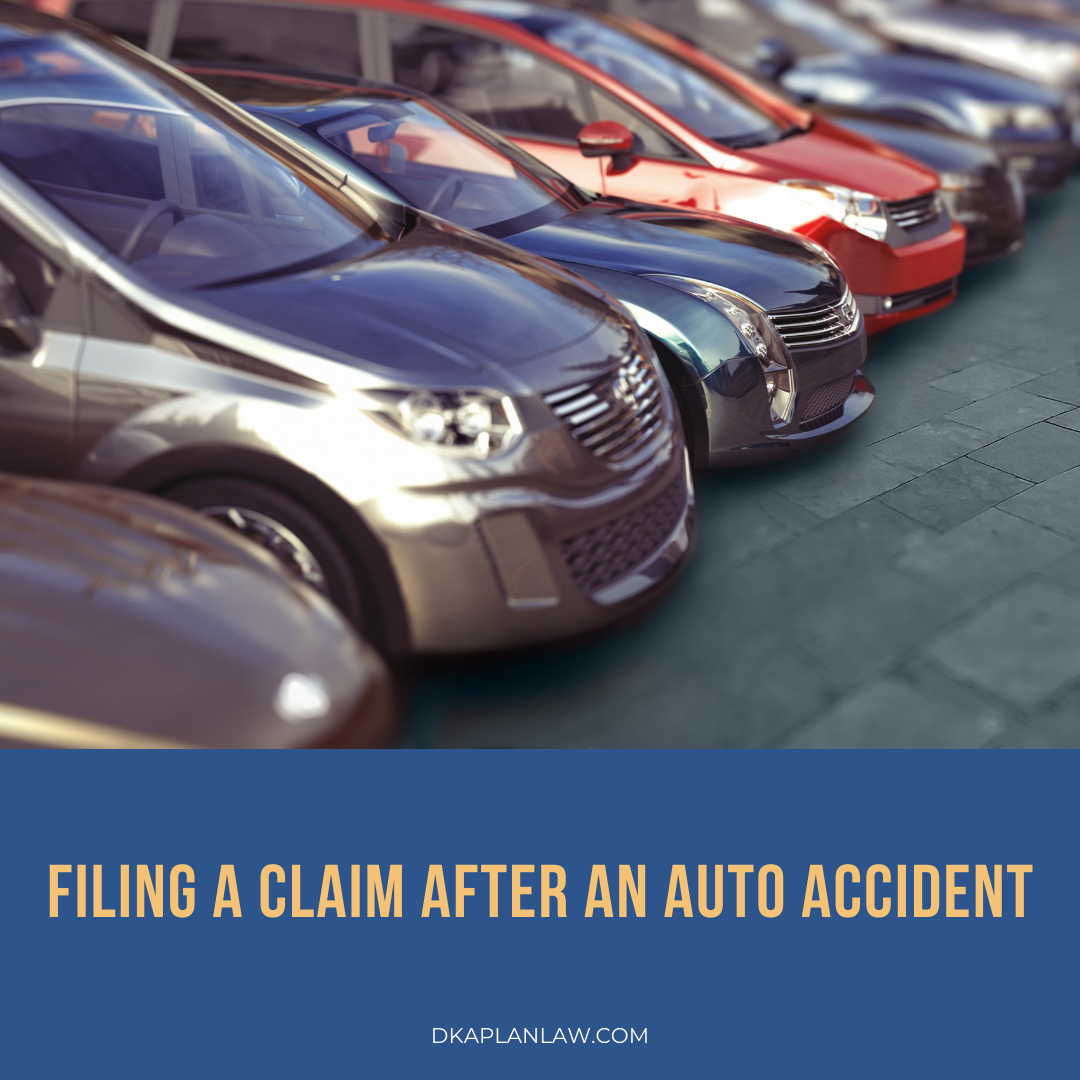 Filing a Claim after an Auto Accident