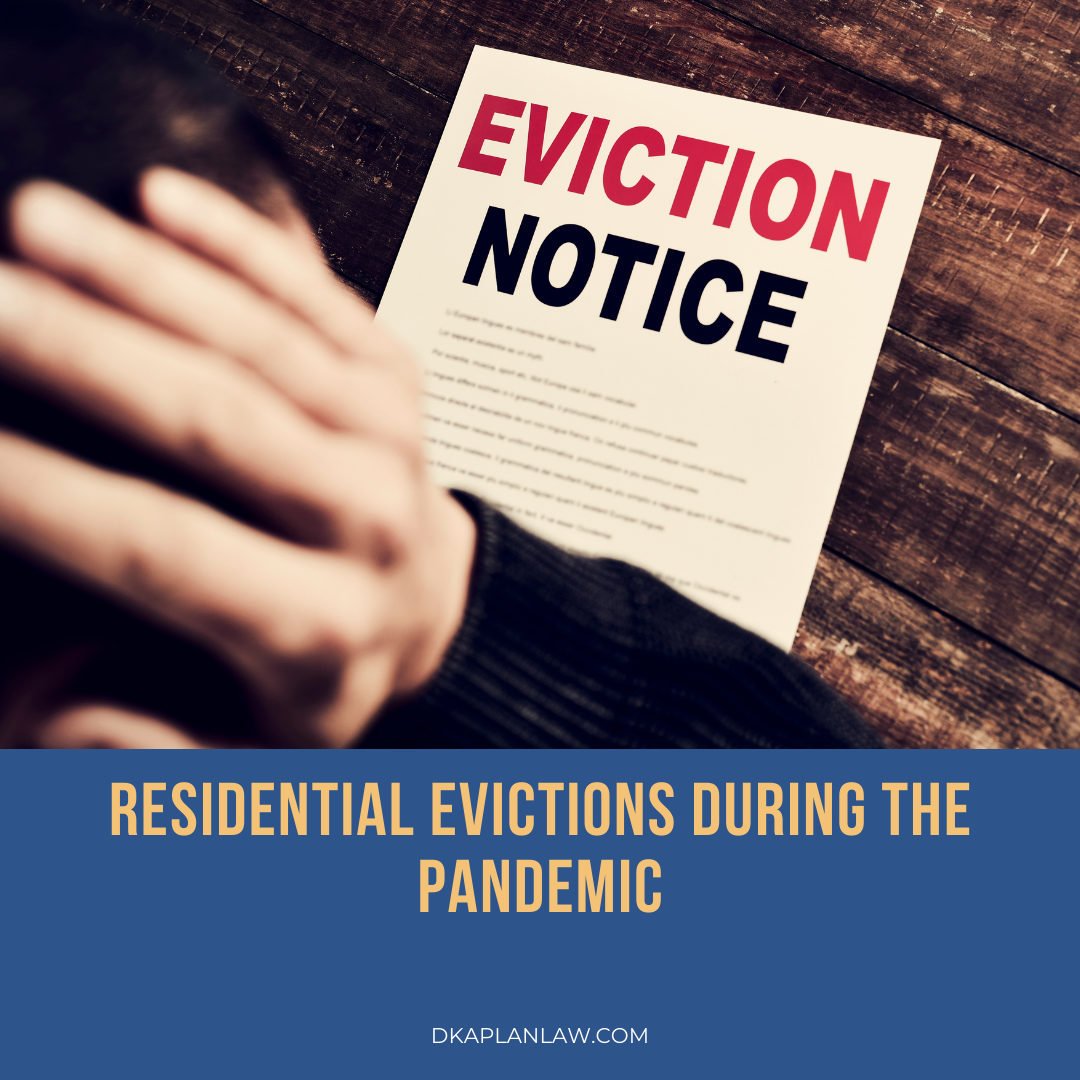 Residential Evictions During the Pandemic