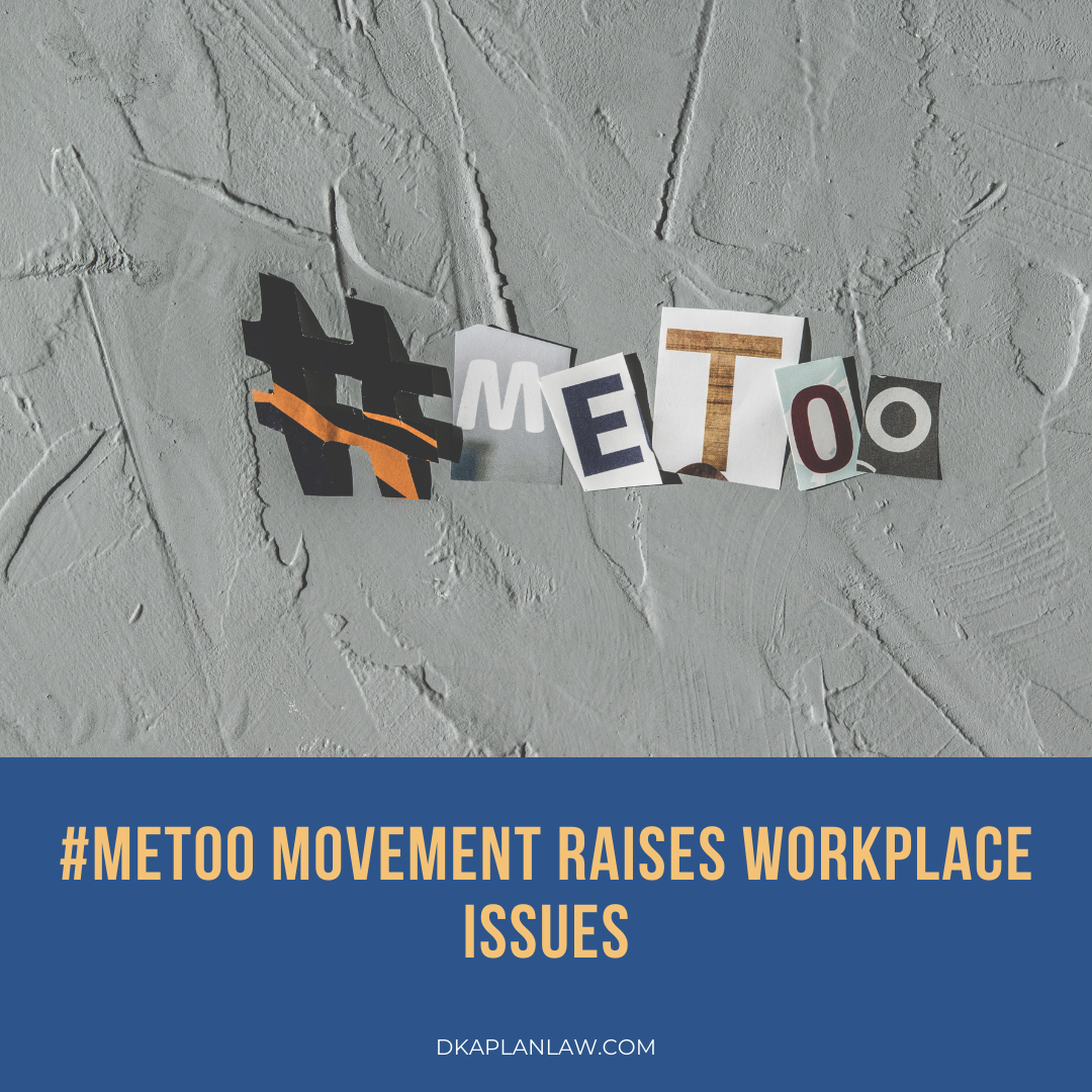 #MeToo Movement Raises Workplace Issues