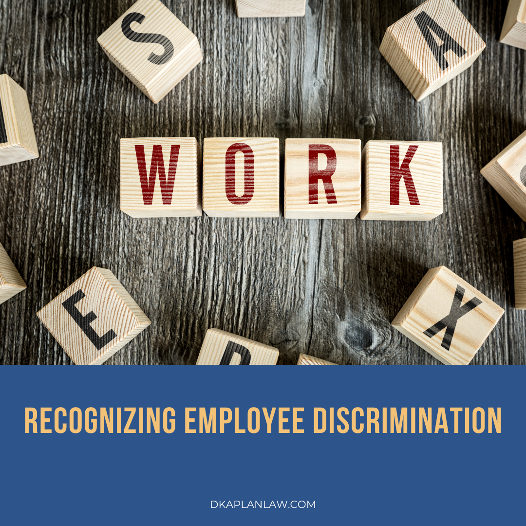 Recognizing Employee Discrimination